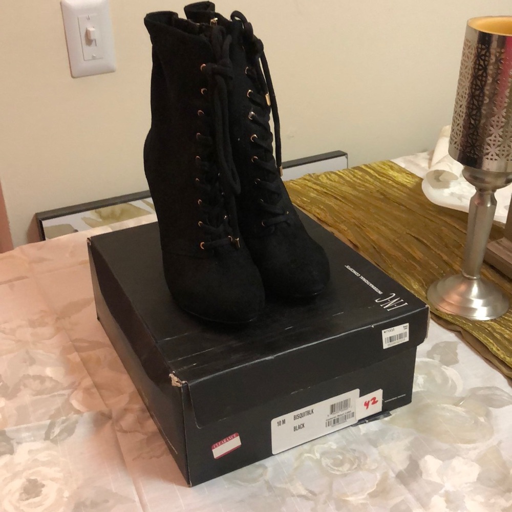 Inc international concept Blk boots